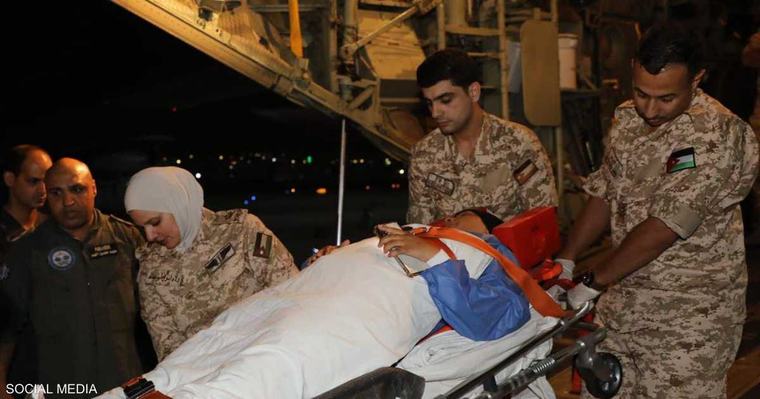 الجيش الأردني يجلي مصابين من مصر بطائرة إخلاء طبي متخصصة
