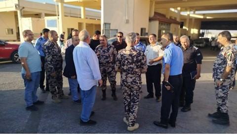Jordan Customs Chief Inspects Jaber Border Shipping Crisis